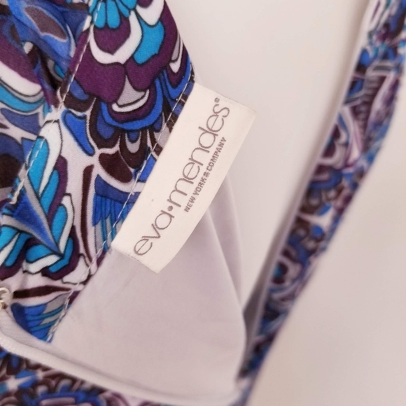 EVA MENDES Lightweight Sabrina Patterned Dress, S - Picture 4 of 13